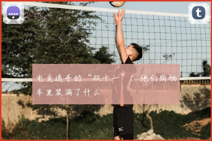 电竞选手的“双十一”:他们购物车里装满了什么